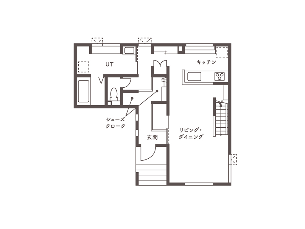 PLAN04　1階平面図