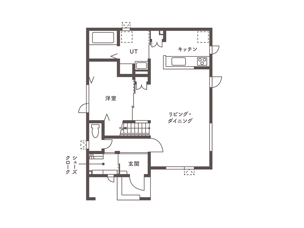 PLAN06　1階平面図