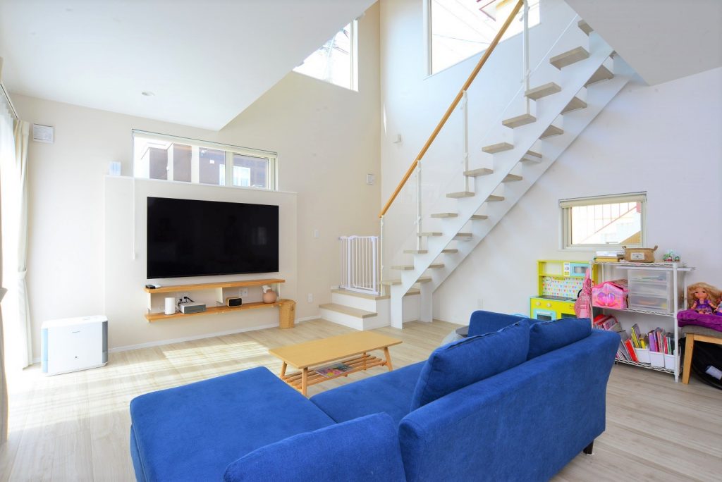 ナチュラル×スケルトン階段のある家