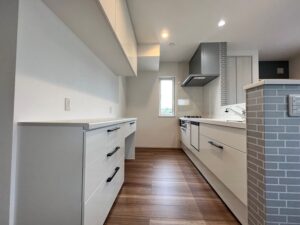 札幌市西区西野6条8丁目(区画1)「販売型モデルハウス」キッチン