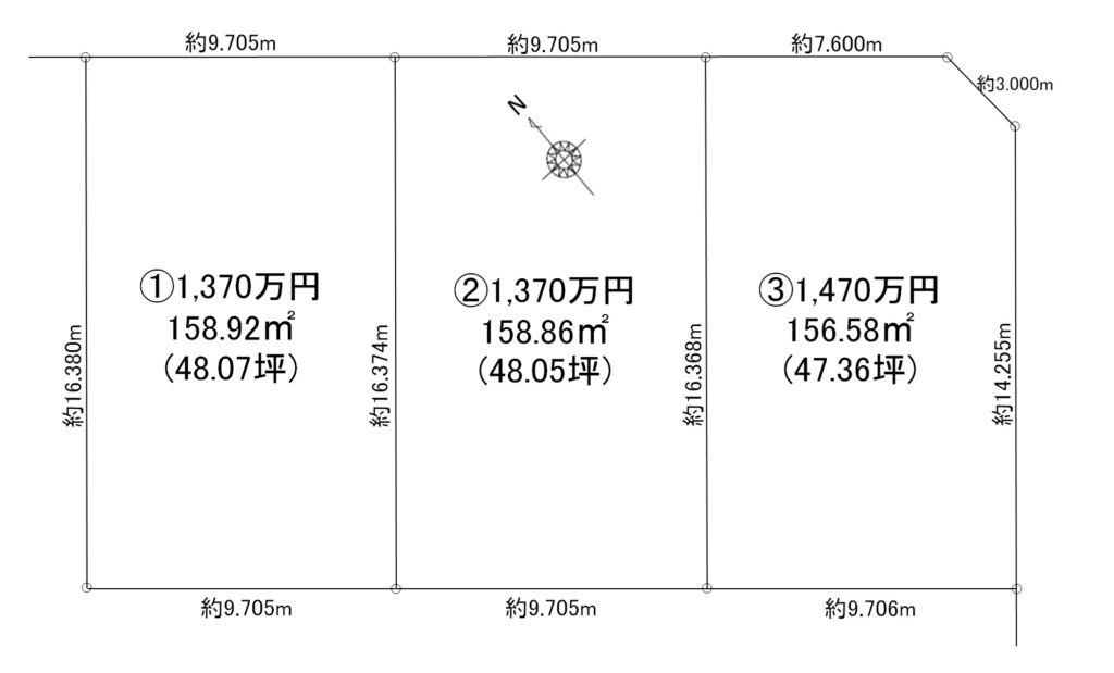 札幌市西区西野５条６丁目【３区画】